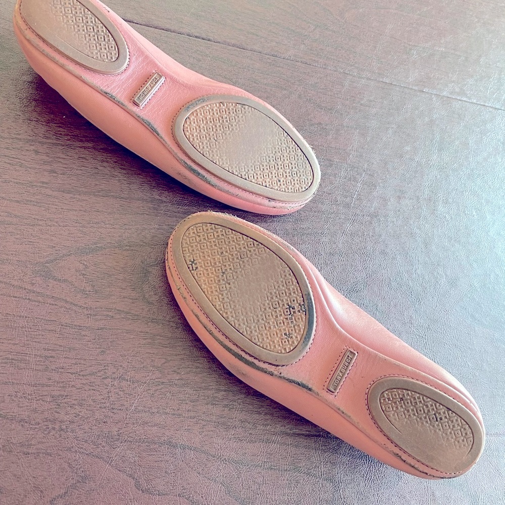 Tory Burch Pink Leather Flats - Picture 5 of 5